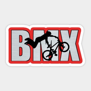 BMX text freestyle Sticker